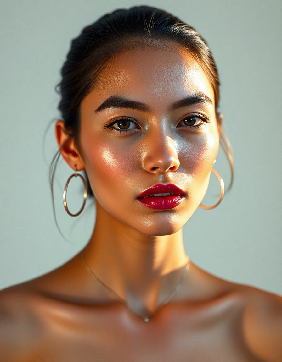 RSP Y2K flash portrait edit
